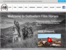 Tablet Screenshot of filmhorses.co.uk